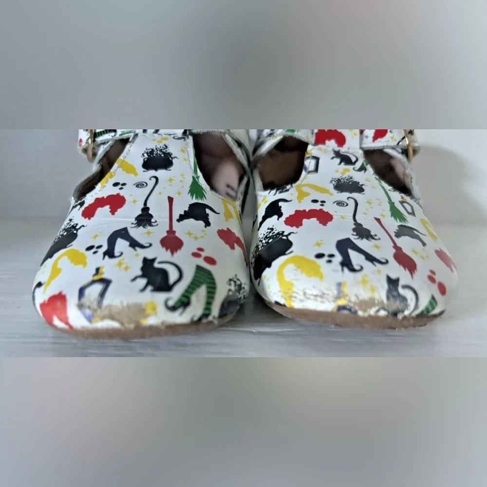 MONKEY FEET Kids Shoes Size 18-24 M Moccasin Mary Janes HOCUS POCUS Halloween